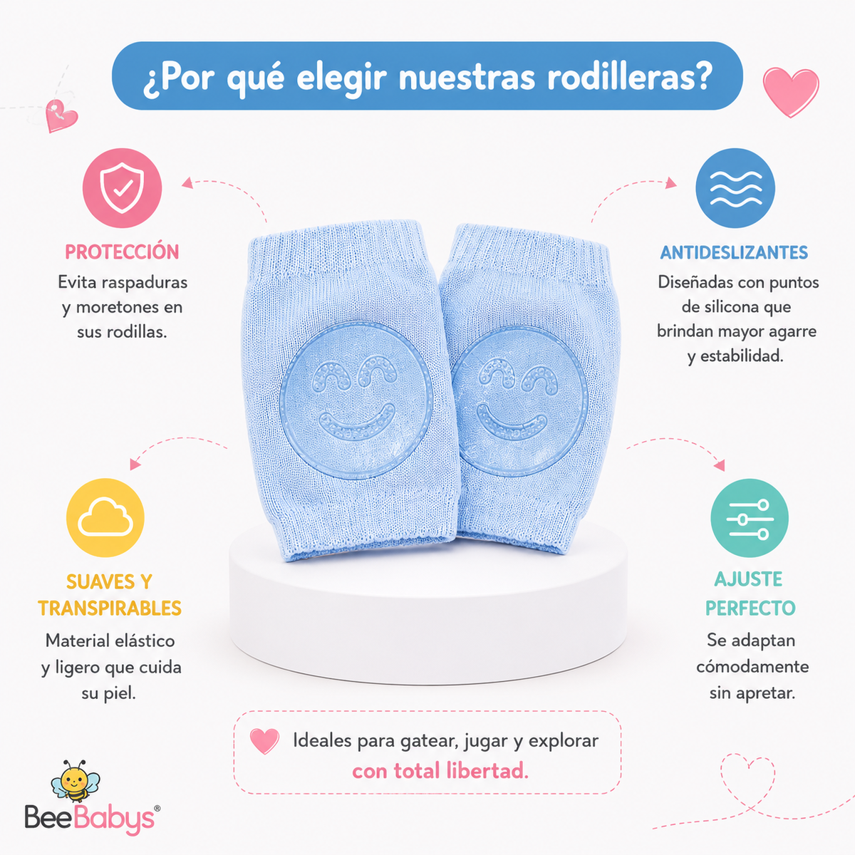 Rodillera protectora para bebes