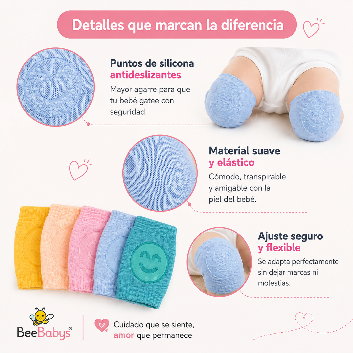 Rodillera protectora para bebes