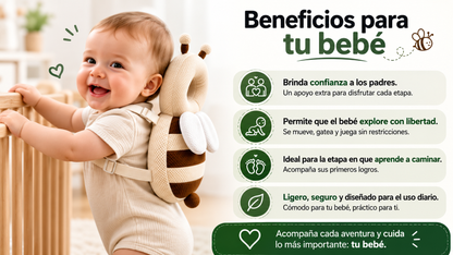 Mochila de protección para la cabeza para bebés