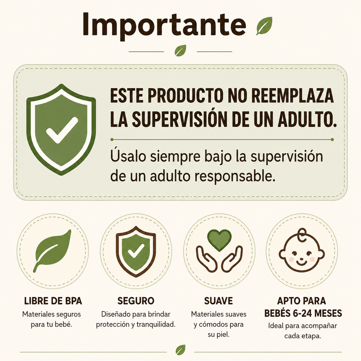 Mochila de protección para la cabeza para bebés